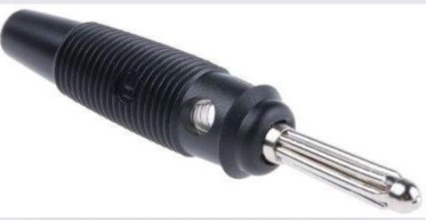 Bananenstecker BUELA 30K SW 4mm schwarz Hirschmann